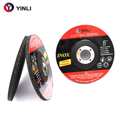 Black 115mm 4.5 Inch Metal Cutting Wheel For Stainless Steel