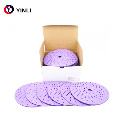 Multi-Lubang Ceramic Sanding Disc 80 Grit Amplas Untuk otomatis