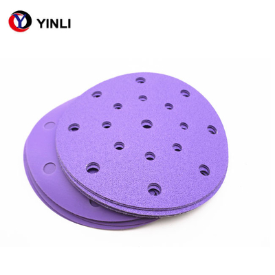 Bentuk Bulat Zirkonia Sanding Disc 6 Inch Sanding Disc 80 Grit